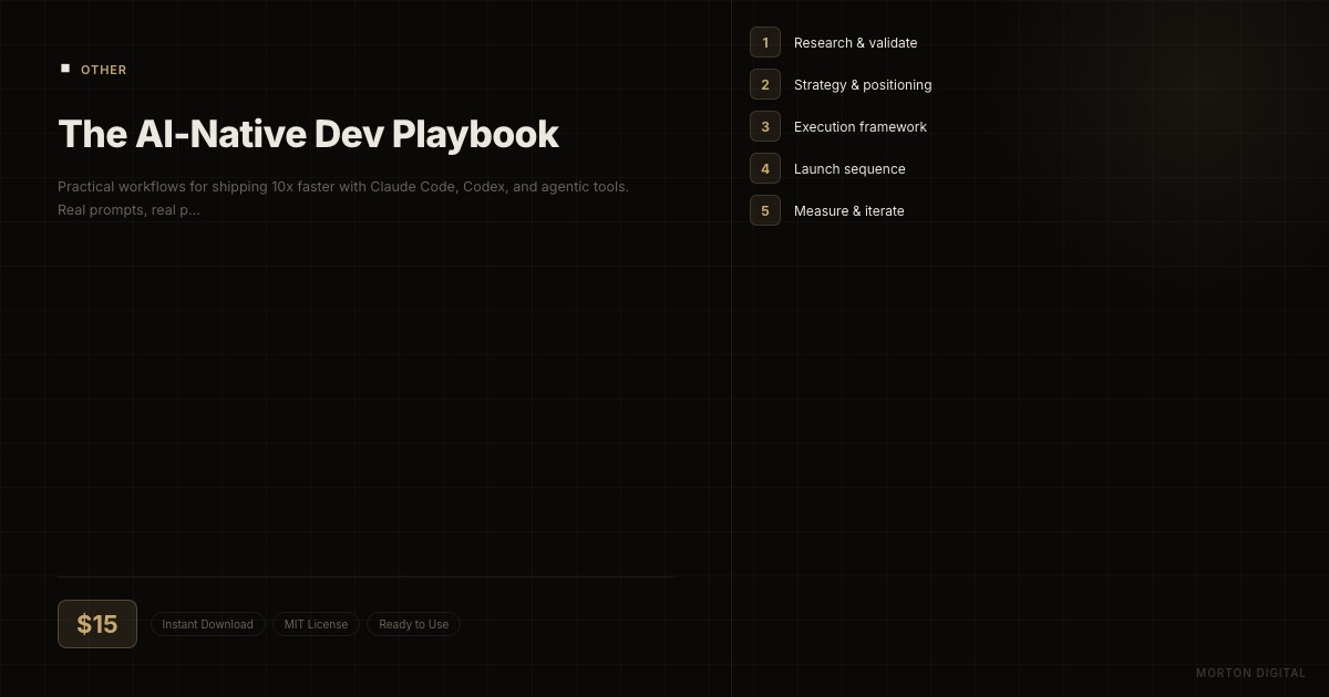 The AI-Native Dev Playbook preview