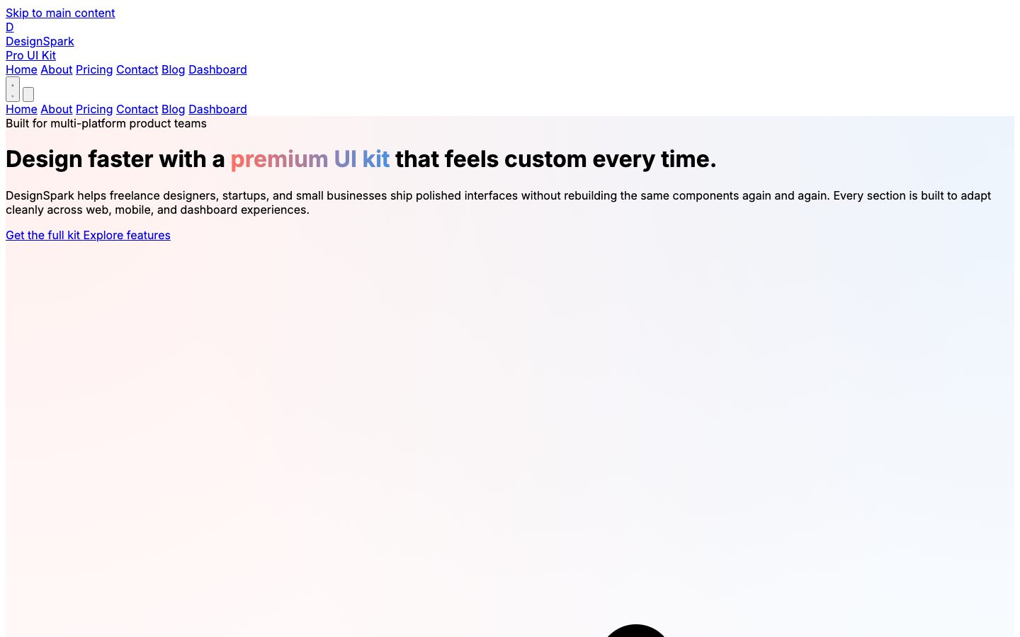 DesignSpark Pro — live screenshot