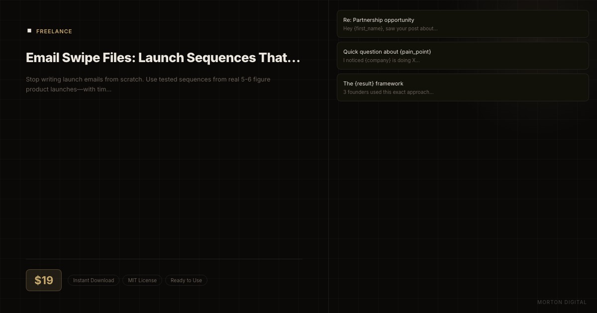 Email Swipe Files: Launch Sequences That Convert preview