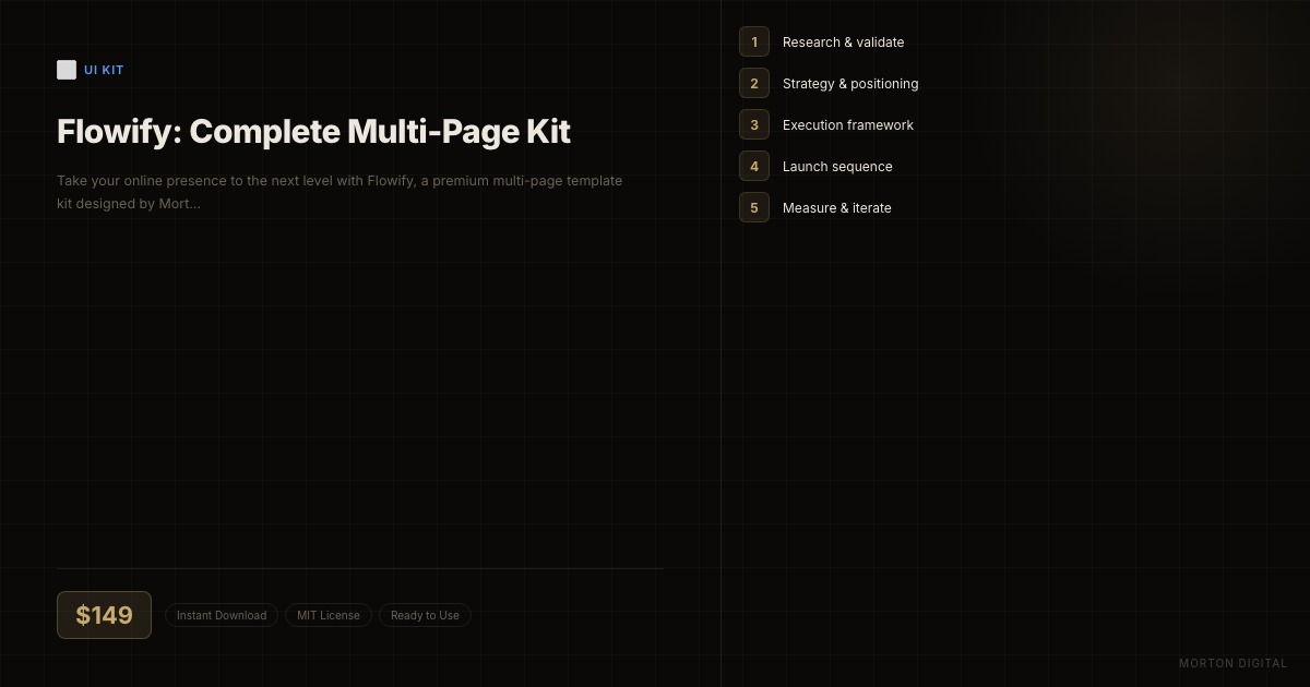 Flowify: Complete Multi-Page Kit preview